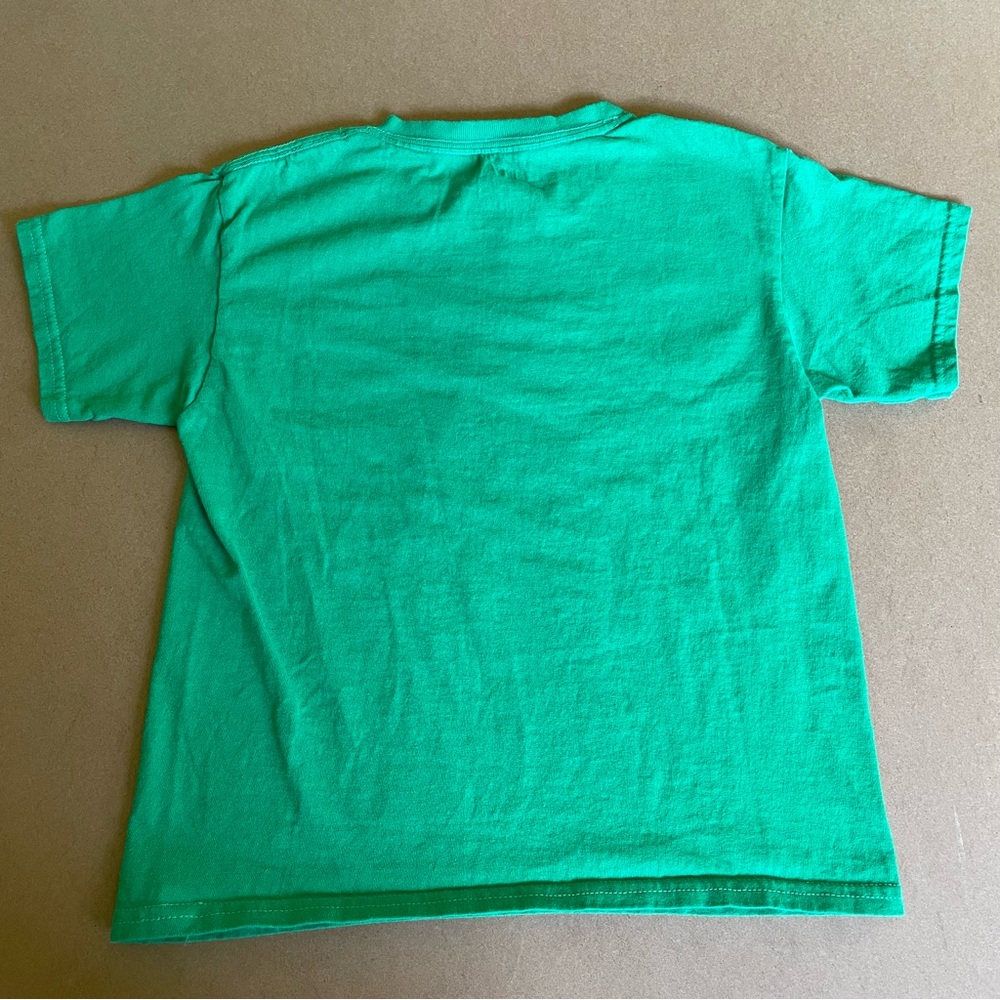 Gildan Green Kids 100% Cotton Short Sleeve Basic T-Shirt - Picture 6 of 6